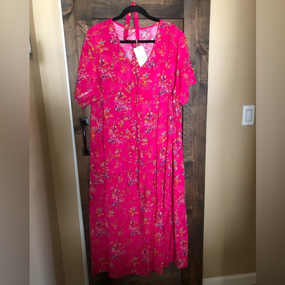 Woven maxi dress by Yesno